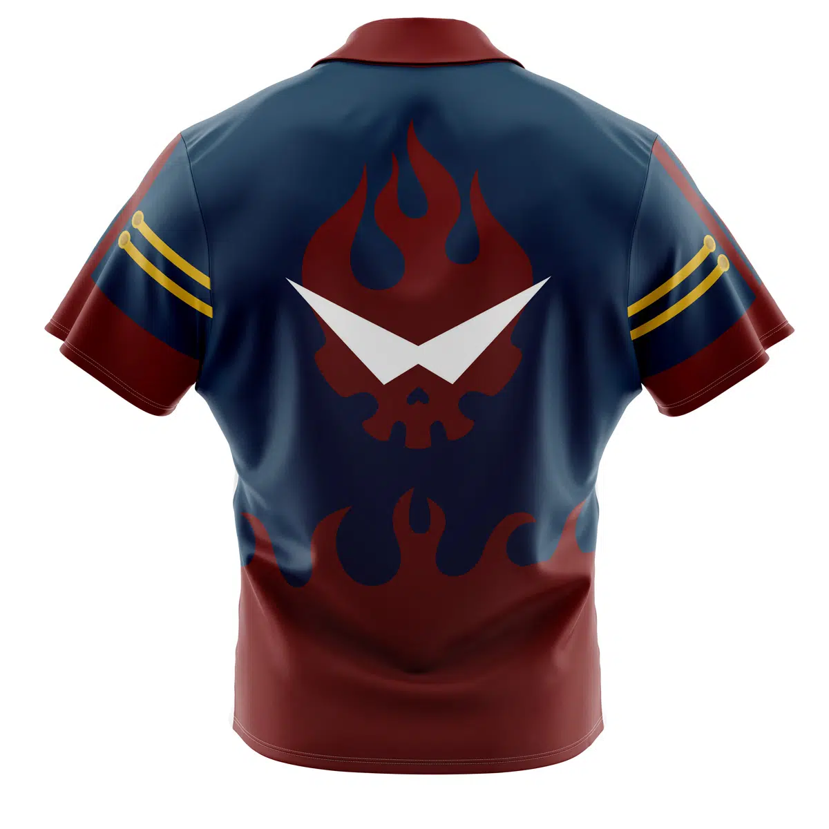 Button Up Hawaiian Shirt back 44 - Gurren Lagann Merch